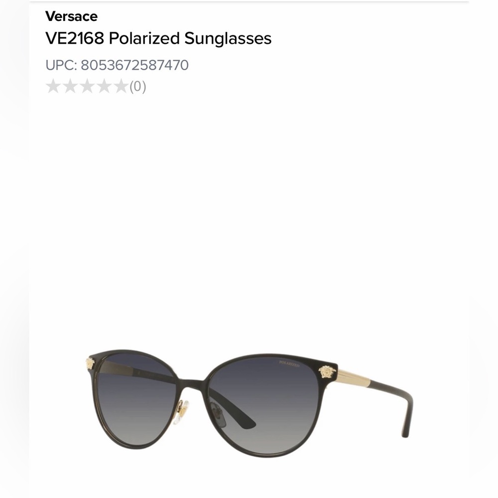 Versace Polarized Sunglasses